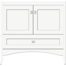 Strasser Woodenwork 34-934 - 36 X 18 X 34.5 Wallingford Town Vanity Shaker Sat White 3 Drw