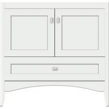 Strasser Woodenwork 34-930 - 36 X 18 X 34.5 Wallingford Town Vanity Shaker Powder Grey 3 Drw