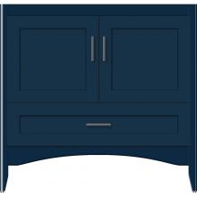 Strasser Woodenwork 34-919 - 36 X 18 X 34.5 Wallingford Town Vanity Shaker Lapis Night 3 Drw