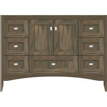 Strasser Woodenwork 31-928 - 48 X 18 X 34.5 Wallingford Vanity Shaker Dusky Oak Sb