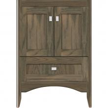 Strasser Woodenwork 31-832 - 24 X 18 X 34.5 Wallingford Vanity Shaker Dusky Oak Std