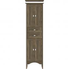 Strasser Woodenwork 31-822 - 19.5 X 18 X 70 Wallingford Linen Shaker Dusky Oak