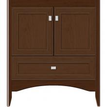 Strasser Woodenwork 34-758 - 30 X 21 X 34.5 Wallingford Town Vanity Deco Miter Pecan Cherry 3 Drw