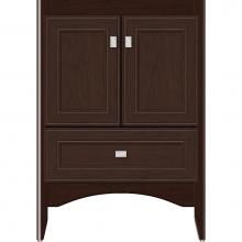 Strasser Woodenwork 36.117 - 24 X 18 X 34.5 Wallingford Vanity Deco Miter Choc Cherry Std