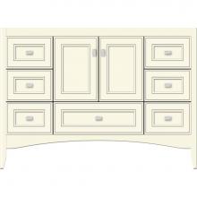 Strasser Woodenwork 36.105 - 48 X 21 X 34.5 Wallingford Vanity Deco Miter Sat Biscuit Sb