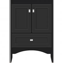 Strasser Woodenwork 36.306 - 24 X 21 X 34.5 Wallingford Vanity Deco Miter Sat Black Std