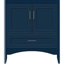 Strasser Woodenwork 34-763 - 30 X 21 X 34.5 Wallingford Town Vanity Deco Miter Lapis Night 3 Drw