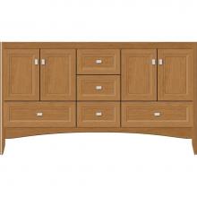 Strasser Woodenwork 35.710 - 60 X 21 X 34.5 Wallingford Vanity Ogee Miter Nat Cherry Db