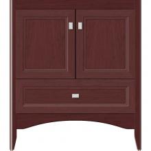 Strasser Woodenwork 34-669 - 30 X 18 X 34.5 Wallingford Town Vanity Ogee Miter Dk Cherry 3 Drw