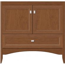 Strasser Woodenwork 34-886 - 36 X 18 X 34.5 Wallingford Town Vanity Ogee Miter Cinn Cherry 3 Drw