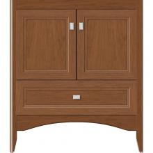 Strasser Woodenwork 34-777 - 30 X 21 X 34.5 Wallingford Town Vanity Ogee Miter Cinn Cherry 3 Drw