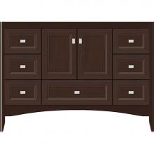 Strasser Woodenwork 35.733 - 48 X 18 X 34.5 Wallingford Vanity Ogee Miter Choc Cherry Sb