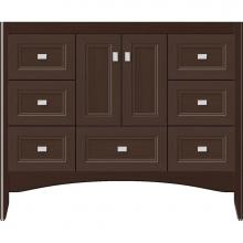 Strasser Woodenwork 36.648 - 42 X 21 X 34.5 Wallingford Vanity Ogee Miter Choc Oak Sb