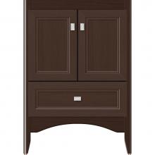 Strasser Woodenwork 36.660 - 24 X 21 X 34.5 Wallingford Vanity Ogee Miter Choc Oak Std