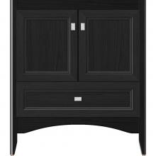 Strasser Woodenwork 34-672 - 30 X 18 X 34.5 Wallingford Town Vanity Ogee Miter Midnight Oak 3 Drw