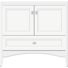 Strasser Woodenwork 34-899 - 36 X 18 X 34.5 Wallingford Town Vanity Ogee Miter Sat White 3 Drw