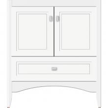 Strasser Woodenwork 34-681 - 30 X 18 X 34.5 Wallingford Town Vanity Ogee Miter Sat White 3 Drw