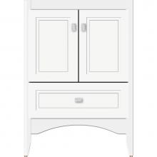 Strasser Woodenwork 35.833 - 24 X 18 X 34.5 Wallingford Vanity Ogee Miter Sat White Std