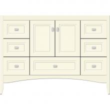 Strasser Woodenwork 35.745 - 48 X 21 X 34.5 Wallingford Vanity Ogee Miter Sat Biscuit Sb