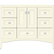 Strasser Woodenwork 35.768 - 42 X 18 X 34.5 Wallingford Vanity Ogee Miter Sat Biscuit Sb