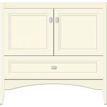 Strasser Woodenwork 35-043 - 36 X 21 X 34.5 Wallingford Town Vanity Ogee Miter Sat Biscuit 3 Drw