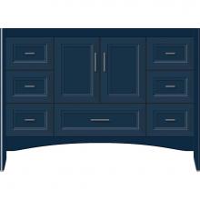 Strasser Woodenwork 58-662 - 48 X 21 X 34.5 Ravenna Vanity Ogee Miter Lapis Night Sb