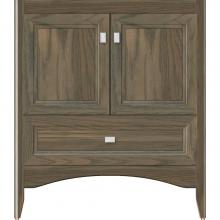 Strasser Woodenwork 34-670 - 30 X 18 X 34.5 Wallingford Town Vanity Ogee Miter Dusky Oak 3 Drw