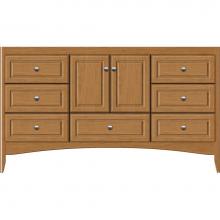 Strasser Woodenwork 31.909 - 60 X 18 X 34.5 Wallingford Vanity Ultra Nat Cherry Sb