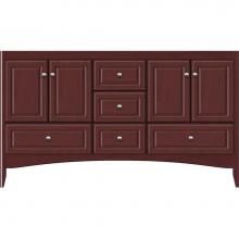 Strasser Woodenwork 31.102 - 60 X 21 X 34.5 Wallingford Vanity Ultra Dk Cherry Db