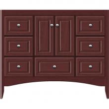 Strasser Woodenwork 31.160 - 42 X 18 X 34.5 Wallingford Vanity Ultra Dk Cherry Sb