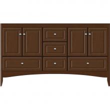 Strasser Woodenwork 36.330 - 60 X 21 X 34.5 Wallingford Vanity Ultra Pecan Cherry Db