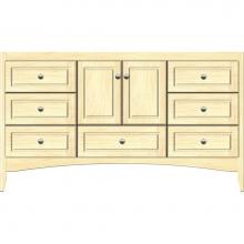 Strasser Woodenwork 31.904 - 60 X 21 X 34.5 Wallingford Vanity Ultra Nat Maple Sb