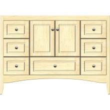 Strasser Woodenwork 31.129 - 48 X 21 X 34.5 Wallingford Vanity Ultra Nat Maple Sb