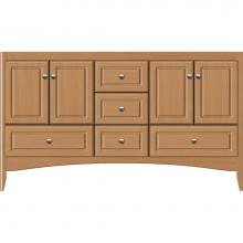 Strasser Woodenwork 31.510 - 60 X 21 X 34.5 Wallingford Vanity Ultra Nat Oak Db