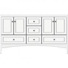 Strasser Woodenwork 31.106 - 60 X 21 X 34.5 Wallingford Vanity Ultra Sat White Db