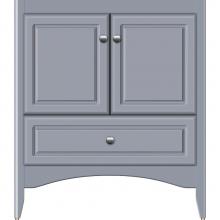 Strasser Woodenwork 36.892 - 30 X 21 X 34.5 Wallingford Vanity Ultra Sat Silver Std