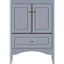 Strasser Woodenwork 36.894 - 24 X 21 X 34.5 Wallingford Vanity Ultra Sat Silver Std