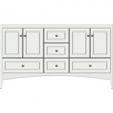 Strasser Woodenwork 37.058 - 60 X 21 X 34.5 Wallingford Vanity Ultra Powder Grey Db