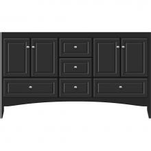 Strasser Woodenwork 31.950 - 60 X 21 X 34.5 Wallingford Vanity Ultra Sat Black Db