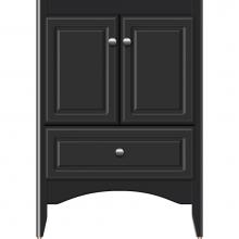 Strasser Woodenwork 31.966 - 24 X 21 X 34.5 Wallingford Vanity Ultra Sat Black Std