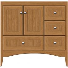 Strasser Woodenwork 32.177 - 36 X 21 X 34.5 Wallingford Vanity Beaded Nat Cherry Rh