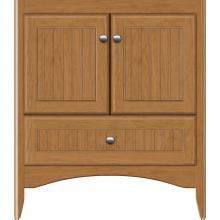 Strasser Woodenwork 34-615 - 30 X 18 X 34.5 Wallingford Town Vanity Beaded Nat Cherry 3 Drw