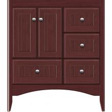 Strasser Woodenwork 32.222 - 30 X 21 X 34.5 Wallingford Vanity Beaded Dk Cherry Rh