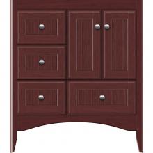 Strasser Woodenwork 32.239 - 30 X 18 X 34.5 Wallingford Vanity Beaded Dk Cherry Lh