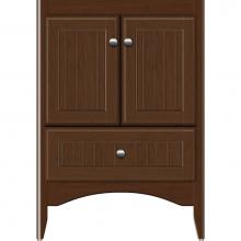 Strasser Woodenwork 34-498 - 24 X 21 X 34.5 Wallingford Town Vanity Beaded Pecan Cherry 3 Drw