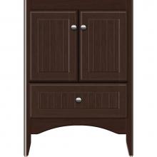 Strasser Woodenwork 34-504 - 24 X 21 X 34.5 Wallingford Town Vanity Beaded Choc Cherry 3 Drw