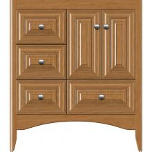 Strasser Woodenwork 34.237 - 30 X 18 X 34.5 Wallingford Vanity Classic Miter Nat Cherry Lh