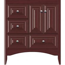 Strasser Woodenwork 34.223 - 30 X 21 X 34.5 Wallingford Vanity Classic Miter Dk Cherry Lh