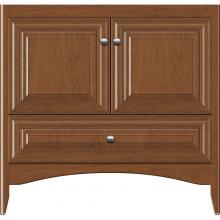 Strasser Woodenwork 35-003 - 36 X 21 X 34.5 Wallingford Town Vanity Classic Miter Cinn Cherry 3 Drw