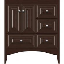 Strasser Woodenwork 34.120 - 30 X 18 X 34.5 Wallingford Vanity Classic Miter Choc Cherry Rh